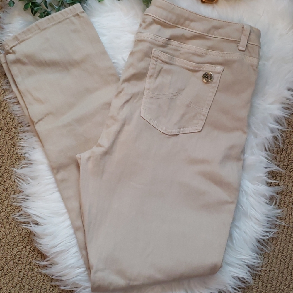 Michael Kors Jeans Tan Size 14